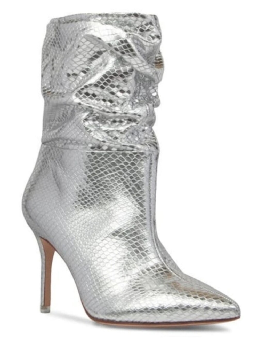 EUC Black Suede Studio Ilsa Bootie in Metallic